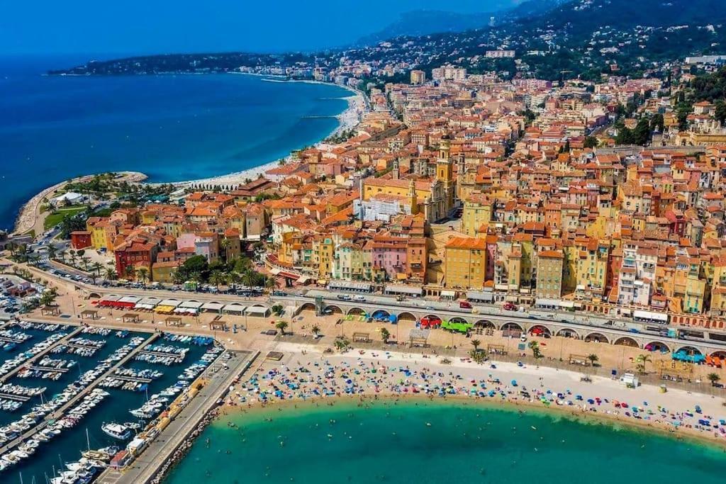 Beau 2 Pieces,Terrasse, Parking Menton Centre 아파트 외부 사진